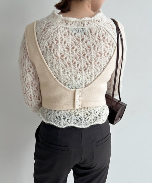 NOHRA for LULU】Knit bustier（シャツ/ブラウス）｜EDIT. FOR LULU