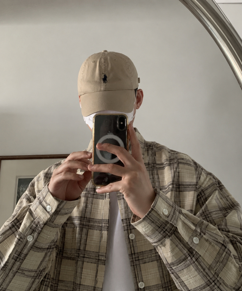 HUKE(ヒューク)の「ザ シティ ヘビー チェック シャツ (アイボリー)(シャツ/ブラウス・メンズ・その他・MEDIUM/LARGE)」の1枚目の写真