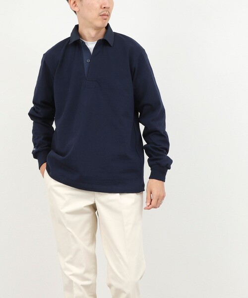 Barbarian(バーバリアン)の「【BARBARIAN/バーバリアン】別注 8オンス ラガーシャツ 26AW(Tシャツ/カットソー・メンズ・ネイビー/ホワイト系その他・M/L/XL)」の21枚目の写真