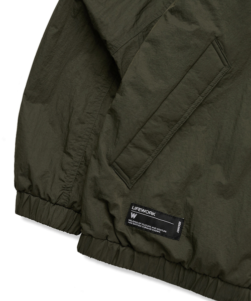 LIFE WORK(ライフワーク)の「フリースウォームフードジャケット(その他アウター・メンズ・ブラック/ダークカーキ・LARGE/MEDIUM)」の5枚目の写真