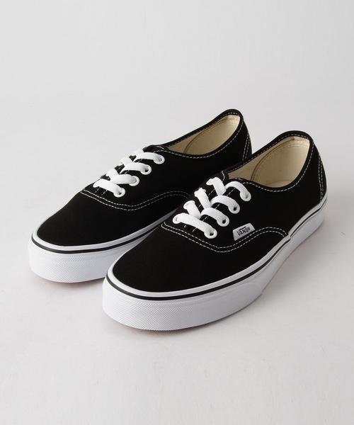VANS（バンズ）の「VANSオーセンティック/VANS AUTHENTIC〈バンズ〉◆（スニーカー・レディース・ホワイト/ブラック・6/5/4h）」の3枚目の写真