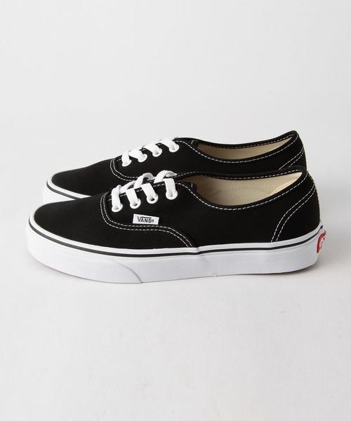VANS（バンズ）の「VANSオーセンティック/VANS AUTHENTIC〈バンズ〉◆（スニーカー・レディース・ホワイト/ブラック・6/5/4h）」の4枚目の写真