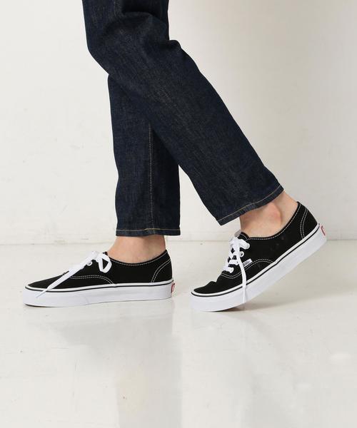 VANS（バンズ）の「VANSオーセンティック/VANS AUTHENTIC〈バンズ〉◆（スニーカー・レディース・ホワイト/ブラック・6/5/4h）」の10枚目の写真