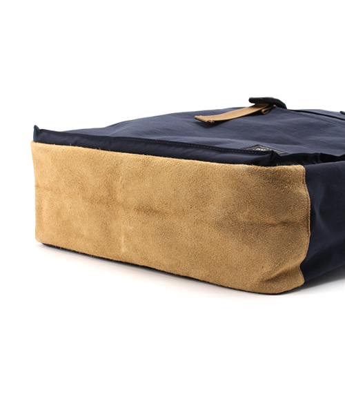 HEAD PORTER（ヘッドポーター）の「JACKSON/TOTE BAG（トートバッグ・メンズ・ネイビー/ブラック/レッド・FREE）」の5枚目の写真