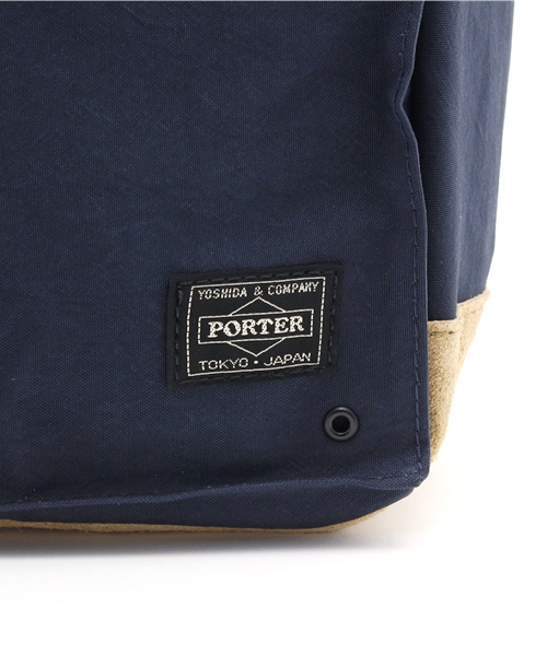 HEAD PORTER（ヘッドポーター）の「JACKSON/TOTE BAG（トートバッグ・メンズ・ネイビー/ブラック/レッド・FREE）」の7枚目の写真
