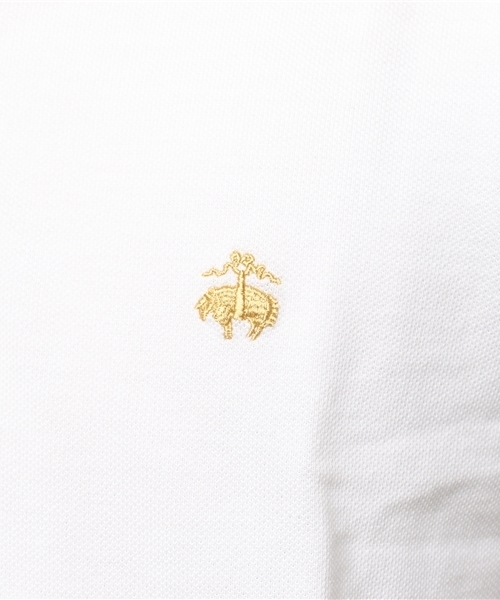 BROOKS BROTHERS（ブルックスブラザーズ）の「GF コットンピケ パフォーマンス ゴルフシャツ Slim Fit 【ZOZOTOWN限定展開 OUTLET】（ポロシャツ・メンズ・ホワイト・MEDIUM/SMALL）」の7枚目の写真