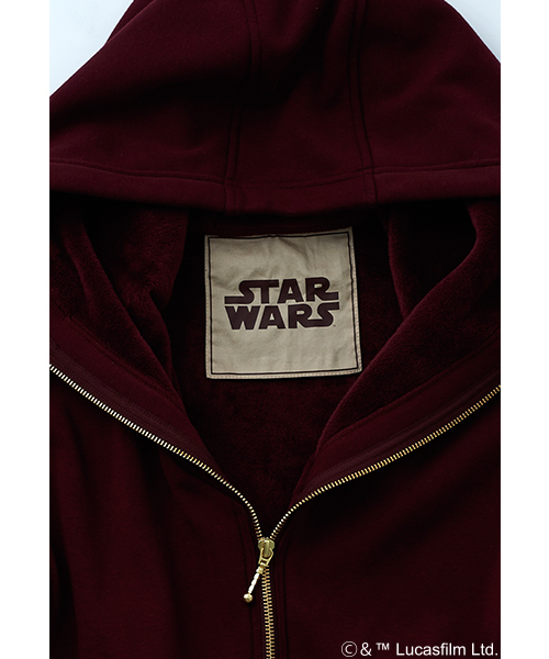 STAR WARS(スターウォーズ)の「【ZOZOTOWN先行】STAR WARSコラボ ビッグフードとゆったりシルエットの裏シャギーパーカー(パーカー・レディース・ブラウン/ブラック・LARGE/MEDIUM/X-LARGE)」の15枚目の写真