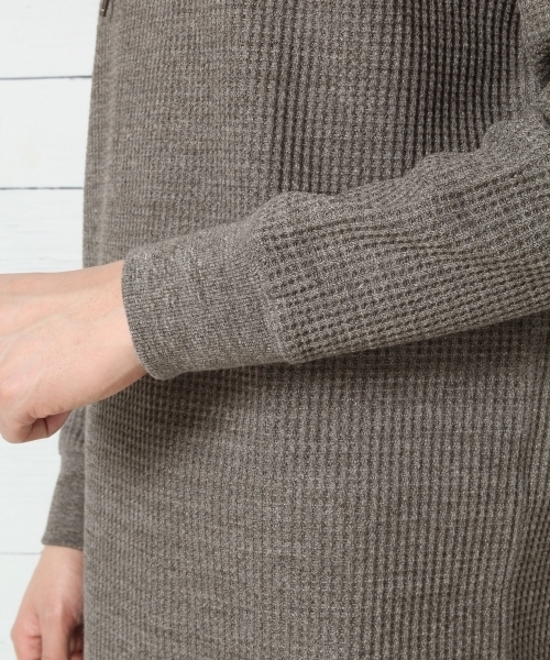 GLOBAL WORK(グローバルワーク)の「TCワッフルプルオーバーパーカー/739218(パーカー・メンズ・ダークブラウン/ホワイト/グレー・X-LARGE/SMALL/LARGE/MEDIUM)」の8枚目の写真