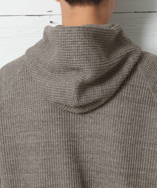 GLOBAL WORK(グローバルワーク)の「TCワッフルプルオーバーパーカー/739218(パーカー・メンズ・ダークブラウン/ホワイト/グレー・X-LARGE/SMALL/LARGE/MEDIUM)」の10枚目の写真