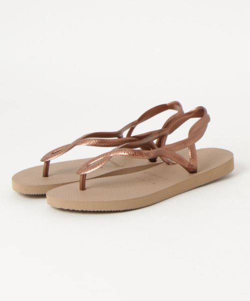 havaianas（ハワイアナス）の「【havaianas】ハワイアナス　LUNA(ルナ)（ビーチサンダル・レディース・ブラック/ネイビー/ワインレッド/ローズ/ゴールド系その他・35/36/37/38/33/34）」の5枚目の写真