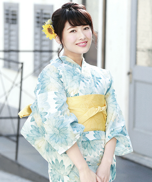 bonheur saisons（ボヌールセゾン）の「浴衣3点セット （浴衣＋帯＋下駄）「bonheur saisons/ボヌールセゾン」（浴衣・レディース・ネイビー/ブルー系その他3/ブルー系その他2/ブルー系その他4/ブルー系その他/ブルー系その他5・FREE/フリー）」の3枚目の写真