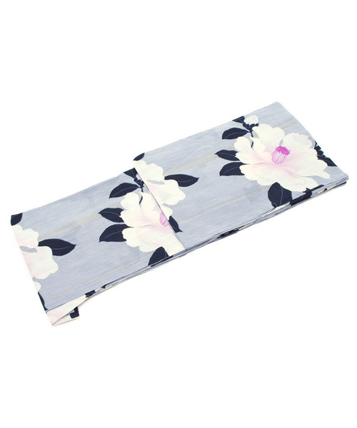 bonheur saisons（ボヌールセゾン）の「浴衣3点セット （浴衣＋帯＋下駄）「bonheur saisons/ボヌールセゾン」（浴衣・レディース・ネイビー/ブルー系その他3/ブルー系その他2/ブルー系その他4/ブルー系その他/ブルー系その他5・FREE/フリー）」の15枚目の写真