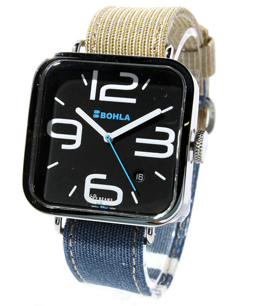 bpr BEAMS(ビーピーアール ビームス )の「BOHLA WATCH Vol.2(アナログ腕時計・メンズ・ホワイト/ブラック/レッド/ブルー・ONE SIZE)」の3枚目の写真