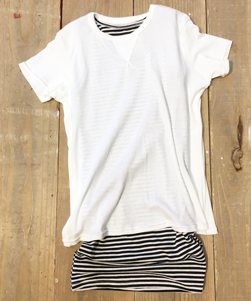 Born（ボーン）の「Born Border Long Tank Top/ボーンボーダーロングタンクトップ（タンクトップ・レディース・ブラック/ブルー/ネイビー・FREE）」の6枚目の写真