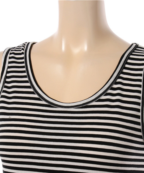 Born（ボーン）の「Born Border Long Tank Top/ボーンボーダーロングタンクトップ（タンクトップ・レディース・ブラック/ブルー/ネイビー・FREE）」の8枚目の写真