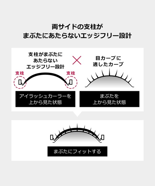 MAQuillAGE(マキアージュ)の「マキアージュ エッジフリー アイラッシュカーラー(アイラッシュカーラー・レディース・その他・フリー)」の6枚目の写真