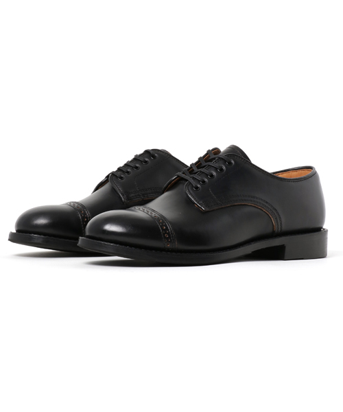 SHIPS(シップス)の「WHEEL ROBE:PUNCHED CAP TOE DERBY(ドレスシューズ・メンズ・ブラック・8/7.5)」の1枚目の写真