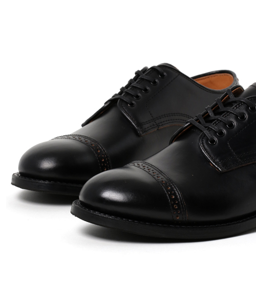 SHIPS(シップス)の「WHEEL ROBE:PUNCHED CAP TOE DERBY(ドレスシューズ・メンズ・ブラック・8/7.5)」の6枚目の写真