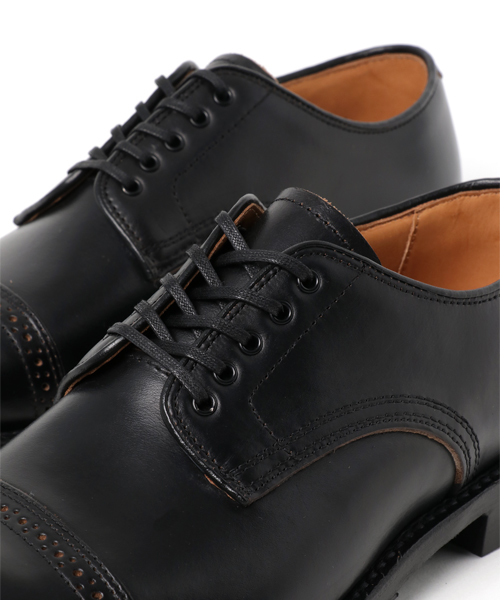 SHIPS(シップス)の「WHEEL ROBE:PUNCHED CAP TOE DERBY(ドレスシューズ・メンズ・ブラック・8/7.5)」の7枚目の写真
