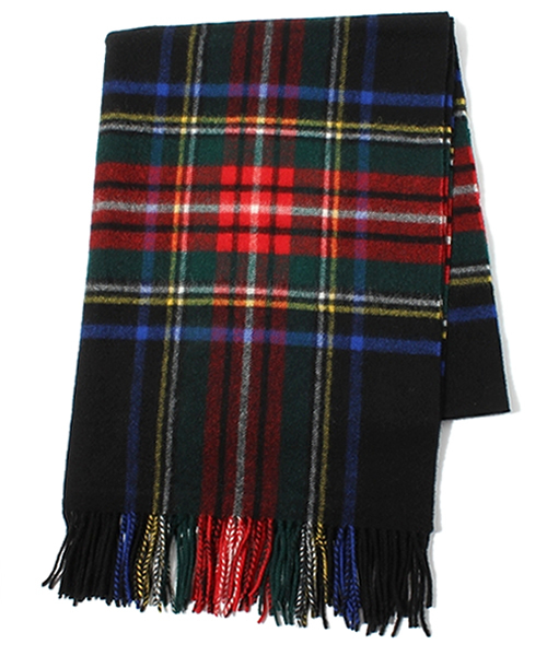 NANO universe（ナノユニバース）の「大判チェックストール（ストール/ショール・レディース・ベージュ/グリーン/ブラック/レッド・FREE）」の11枚目の写真