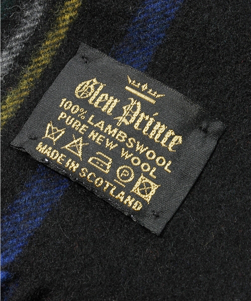 NANO universe（ナノユニバース）の「大判チェックストール（ストール/ショール・レディース・ベージュ/グリーン/ブラック/レッド・FREE）」の8枚目の写真