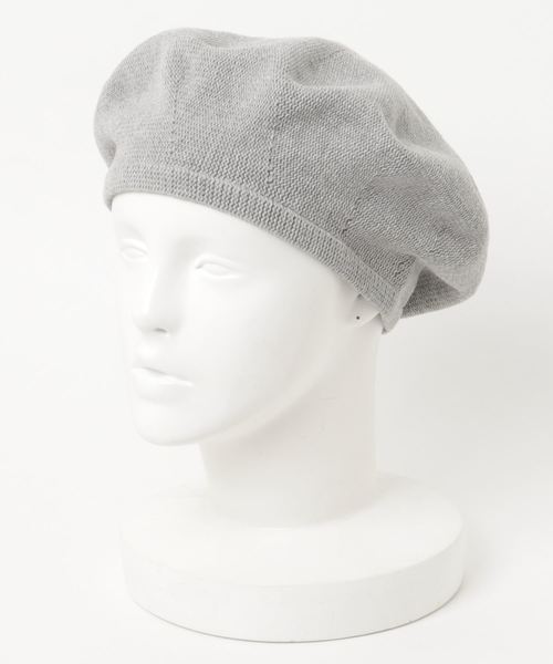 MERLOT(メルロー)の「ルーズカラーベレー帽6289(ハンチング/ベレー帽・レディース・ネイビー/アイボリー/ライトブルー/ブラック/ピンク/イエロー/グレー/イエロー系その他/ベージュ・FREE)」の3枚目の写真