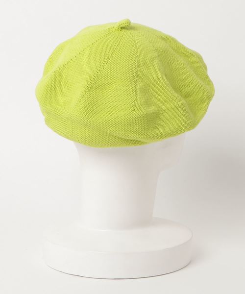 MERLOT(メルロー)の「ルーズカラーベレー帽6289(ハンチング/ベレー帽・レディース・ネイビー/アイボリー/ライトブルー/ブラック/ピンク/イエロー/グレー/イエロー系その他/ベージュ・FREE)」の12枚目の写真