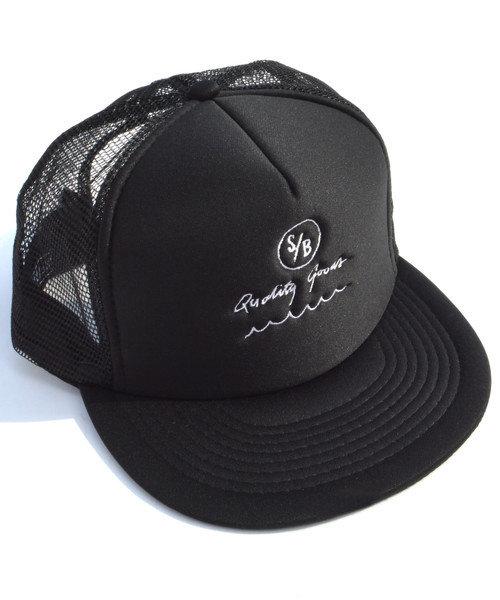 SURF/BRAND（サーフブランド）の「別注：SURF/BRAND TEAM SNAP BACK CAP（キャップ・メンズ・ホワイト/ブラック/ブルー・FREE）」の4枚目の写真