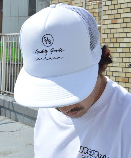 SURF/BRAND（サーフブランド）の「別注：SURF/BRAND TEAM SNAP BACK CAP（キャップ・メンズ・ホワイト/ブラック/ブルー・FREE）」の10枚目の写真