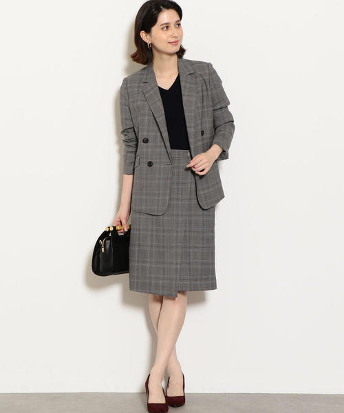 green label relaxing セットアップ スカートスーツ カチリラ green label relaxing（グリーンレーベルリラクシング）の
