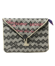 MIDWEST | GALERIE  DES  BAINS プリントビーチクラッチバック(クラッチバッグ)