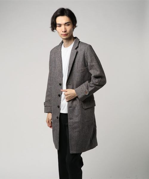 Frank Leder(フランクリーダー) ヘリンボーンウールジャケット