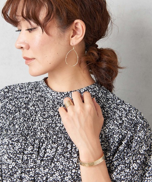 ear PAPILLONNER（イアパピヨネ）の「ヒトツブガラスブレスレット（ブレスレット・レディース・ゴールド・FREE）」の7枚目の写真