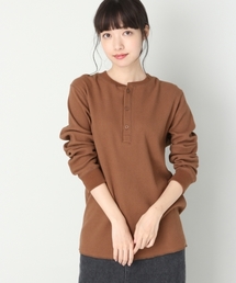 LOWRYS FARM | ヘンリーワッフルプルオーバー　 808797(Tシャツ/カットソー)