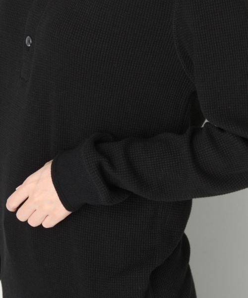 LOWRYS FARM（ローリーズファーム）の「ヘンリーワッフルプルオーバー　 808797（Tシャツ/カットソー・レディース・ブラック/ブラウン/オフホワイト・MEDIUM/LARGE）」の10枚目の写真