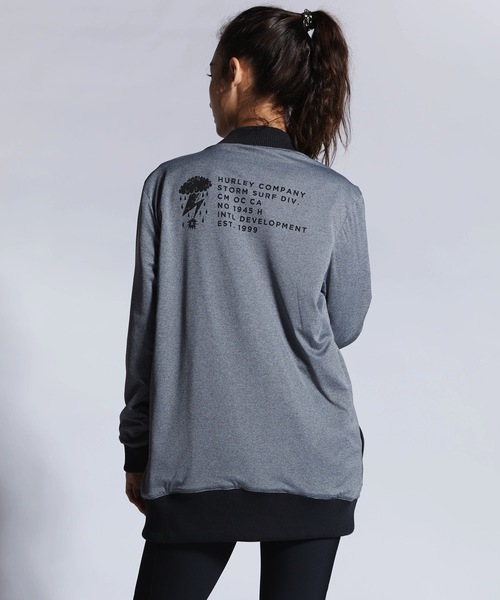 Hurley (ハーレー)の「W ELONGATED RVSB BOMBER JKT/ハーレー ジャケット アウター(その他アウター・レディース・ブラック・SMALL/X-SMALL)」の8枚目の写真