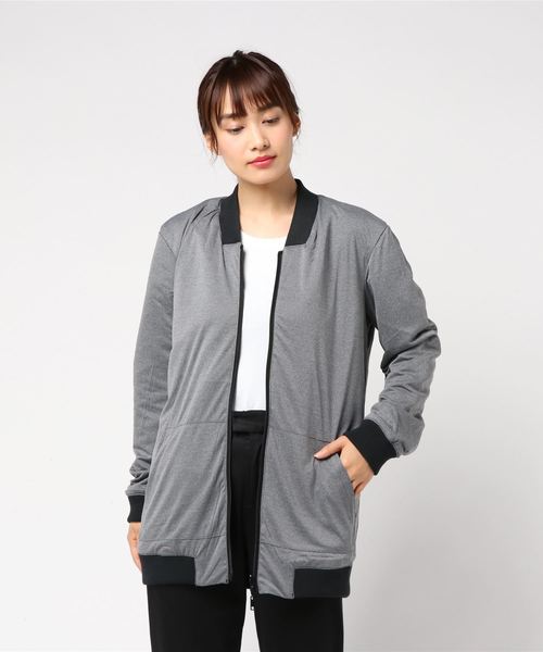 Hurley (ハーレー)の「W ELONGATED RVSB BOMBER JKT/ハーレー ジャケット アウター(その他アウター・レディース・ブラック・SMALL/X-SMALL)」の4枚目の写真
