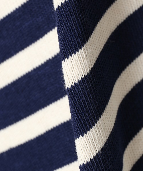 SAINT JAMES（セントジェームス）の「SAINT JAMES / セントジェームス OUESSANT ボーダーカットソー（Tシャツ/カットソー・メンズ・ブラック/ライトホワイト/ネイビー/オフホワイト/カーキ・4/3/5）」の17枚目の写真