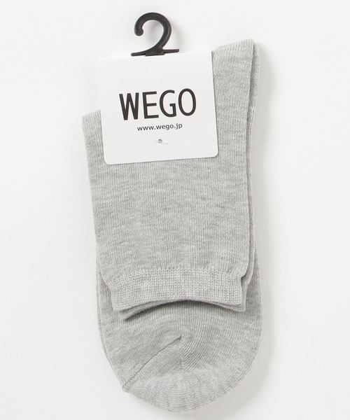WEGO（ウィゴー）の「WEGO/無地ソックス（ソックス/靴下・レディース・レッド/マスタード/ダークグリーン/パープル/ワイン/ブラック/ライトグレー/ホワイト/ベージュ/ブラウン/ブルー/ピンク・FREE）」の4枚目の写真