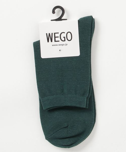 WEGO（ウィゴー）の「WEGO/無地ソックス（ソックス/靴下・レディース・レッド/マスタード/ダークグリーン/パープル/ワイン/ブラック/ライトグレー/ホワイト/ベージュ/ブラウン/ブルー/ピンク・FREE）」の6枚目の写真