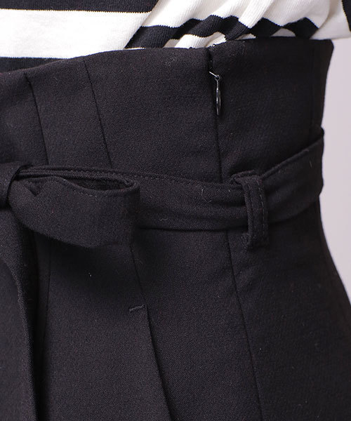 NANO universe（ナノユニバース）の「アシメタックベルト付きスカート（スカート・レディース・ブラック/ダークグリーン/ベージュ/イエロー・38/36）」の20枚目の写真