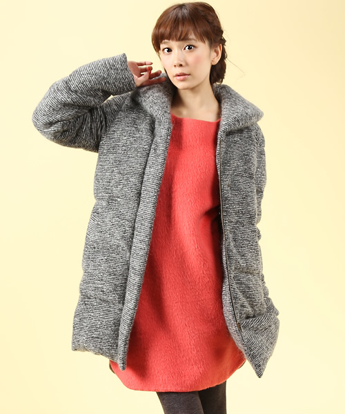 Tiara（ティアラ）の「スライバーニットダウン【MISS plus12月号 