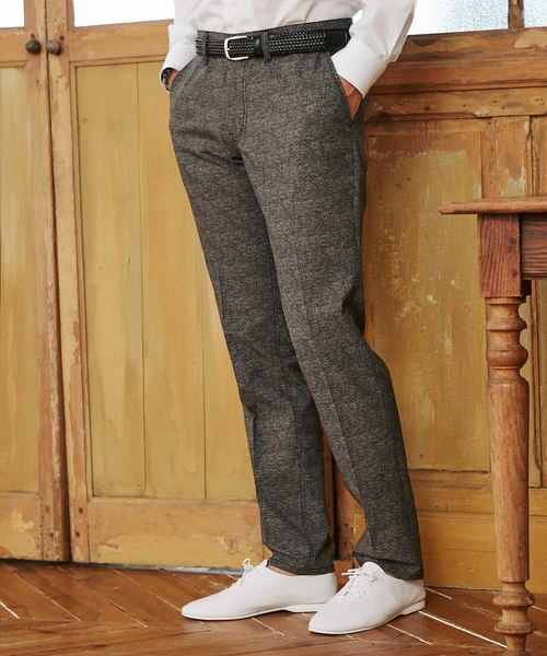 MEN'S BIGI（メンズビギ）の「クールドッツ ストレッチパンツ/ウォッシャブル（同素材ジャケットもあり セットアップも可能）（その他パンツ・メンズ・ブルー/ネイビー/グレー・L/M/S/SS）」の12枚目の写真