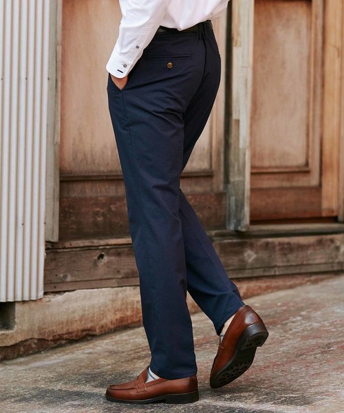 MEN'S BIGI（メンズビギ）の「クールドッツ ストレッチパンツ/ウォッシャブル（同素材ジャケットもあり セットアップも可能）（その他パンツ・メンズ・ブルー/ネイビー/グレー・L/M/S/SS）」の15枚目の写真