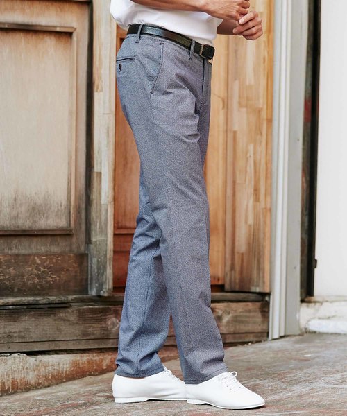 MEN'S BIGI（メンズビギ）の「クールドッツ ストレッチパンツ/ウォッシャブル（同素材ジャケットもあり セットアップも可能）（その他パンツ・メンズ・ブルー/ネイビー/グレー・L/M/S/SS）」の9枚目の写真