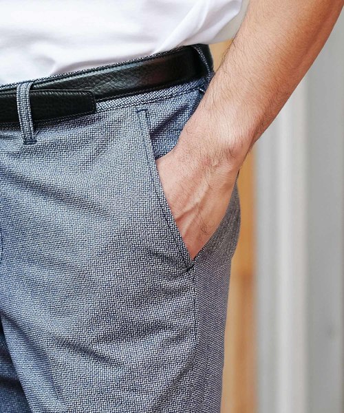 MEN'S BIGI（メンズビギ）の「クールドッツ ストレッチパンツ/ウォッシャブル（同素材ジャケットもあり セットアップも可能）（その他パンツ・メンズ・ブルー/ネイビー/グレー・L/M/S/SS）」の4枚目の写真