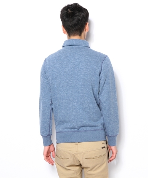 coen（コーエン）の「ウラケダブルジップカットブルゾン（パーカー・メンズ・ネイビー/ブラウン/ダークグレー・MEDIUM/SMALL/LARGE/X-LARGE）」の6枚目の写真