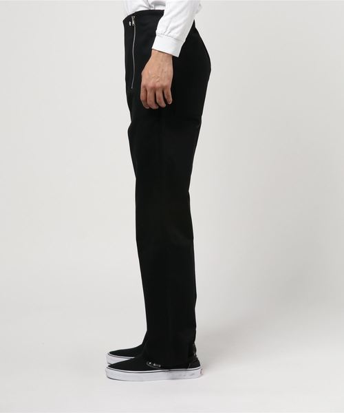 ato（アトウ）の「COTTON CHINOCLOTH DOUBLE ZIP PANTS（チノパンツ・メンズ・ブラック・44/46）」の7枚目の写真