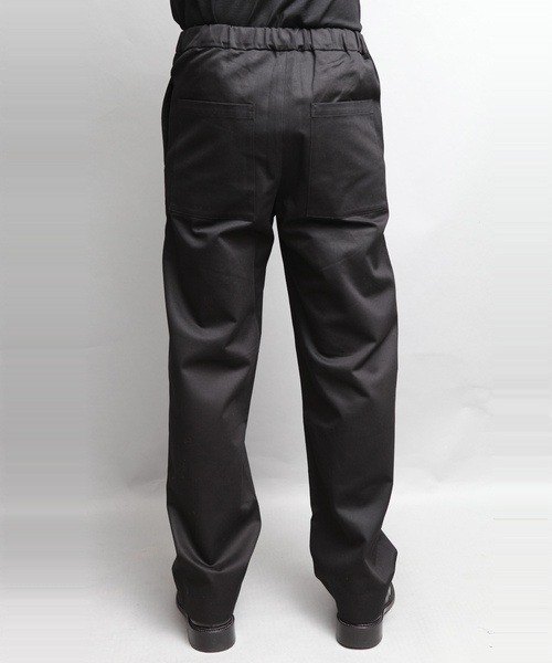 ato（アトウ）の「COTTON CHINOCLOTH DOUBLE ZIP PANTS（チノパンツ・メンズ・ブラック・44/46）」の4枚目の写真
