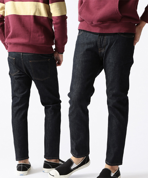 BEAMS（ビームス）の「○BEAMS / 美脚 アンクルデニム（デニムパンツ・メンズ・ホワイト/ブラック/インディゴブルー・X-LARGE/SMALL/MEDIUM/LARGE）」の3枚目の写真